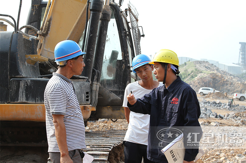 金年会厂家工程师到现场勘查，指导建设