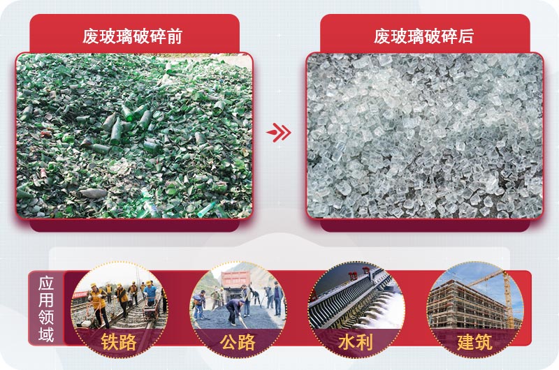 小型玻璃粉碎机多少钱一台？这几款破碎机价格低至一万元