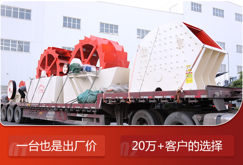 金年会洗砂机发货现场